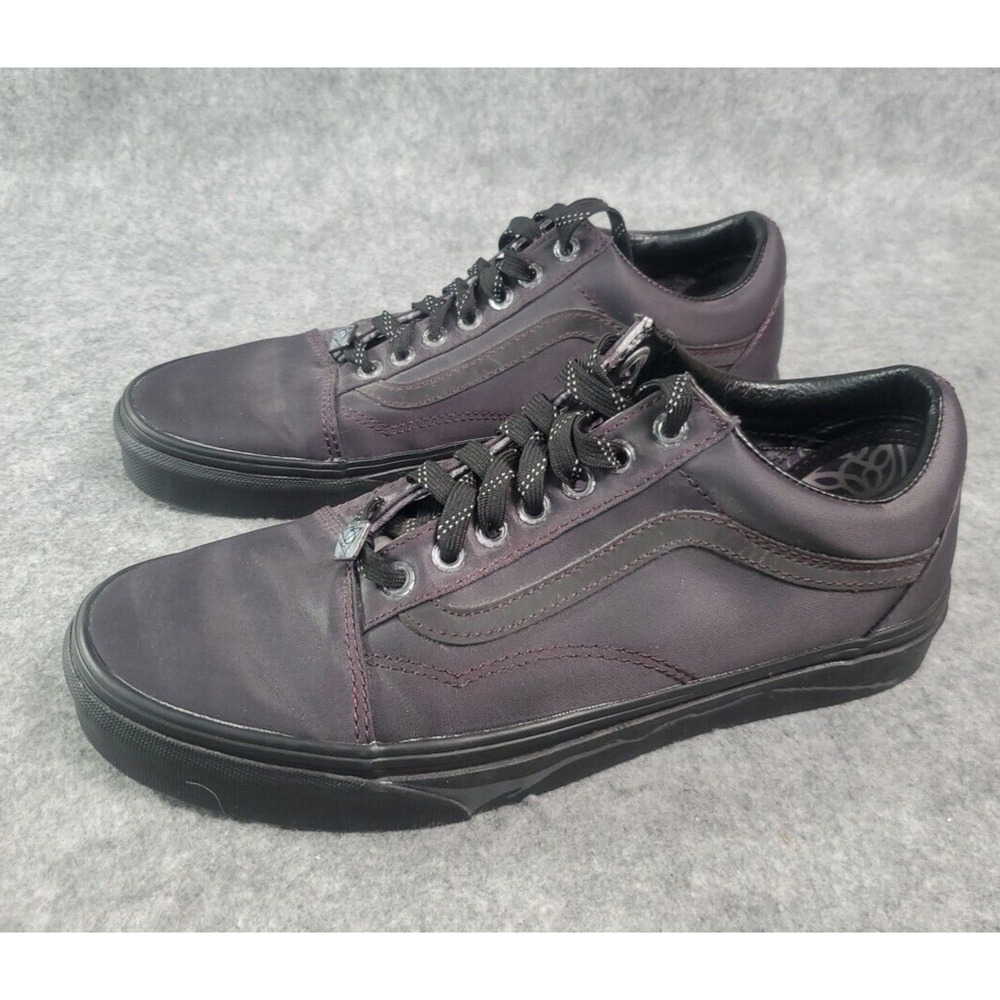 Vans X Harry Potter Deathly Hallows Mens Size 7 Womens 8.5 Black Low Top Sneaker